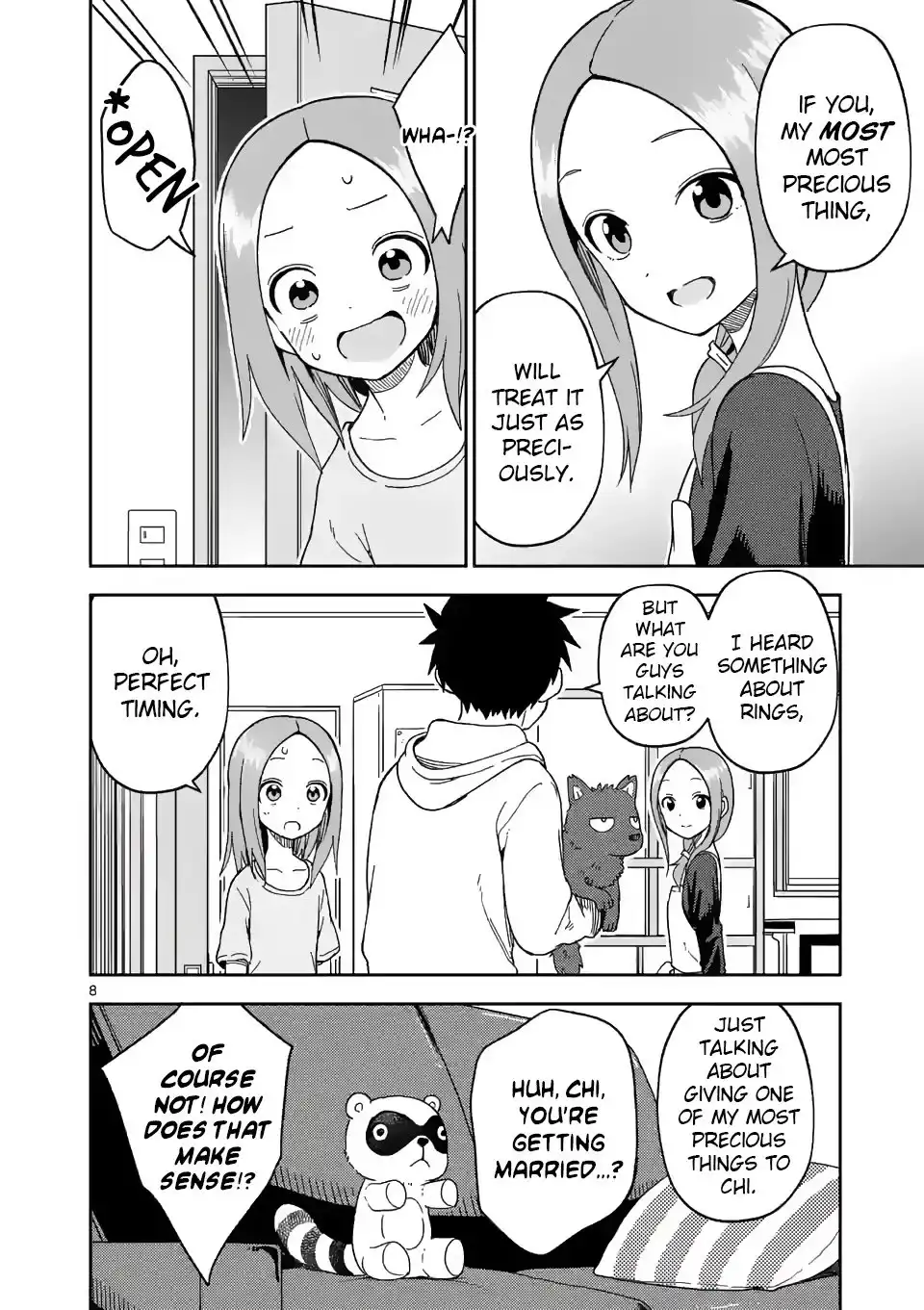 Karakai Jouzu no (Moto) Takagi-san Chapter 200 8